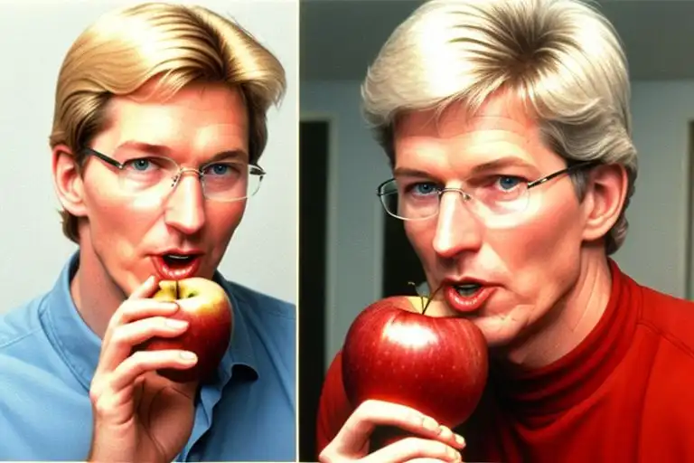 tim cook apple mange pomme