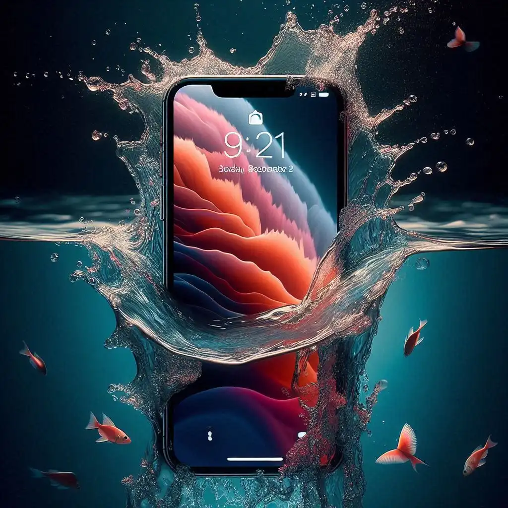 iphone splash eau