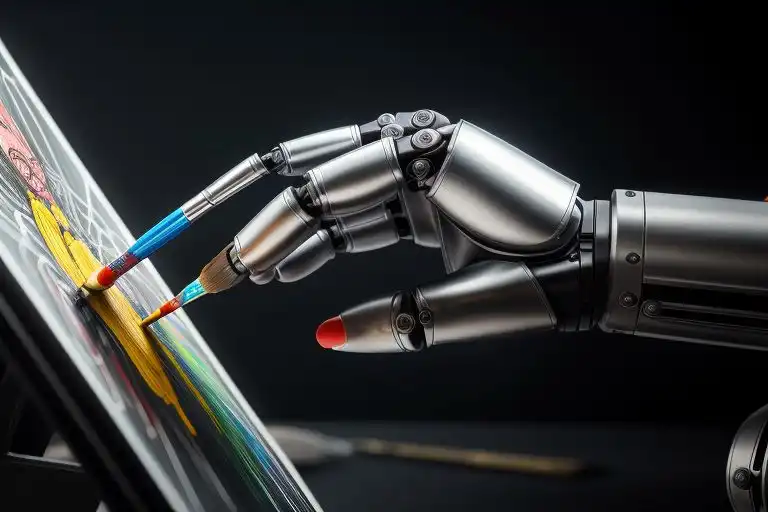 robot peinture art