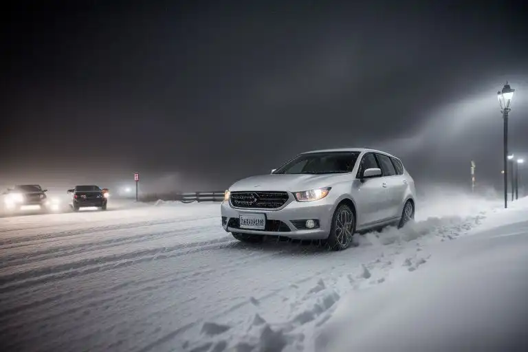 voiture neige froid