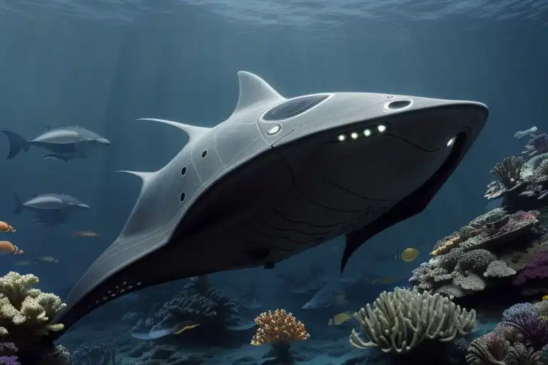 DARPA a récemment lancé son sous marin robotique colossal, Manta Ray,