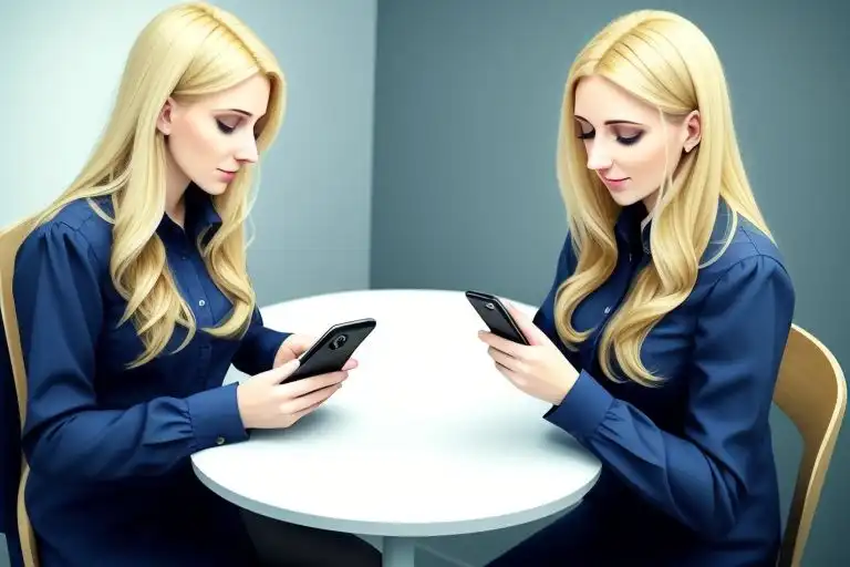 blondes smartphones