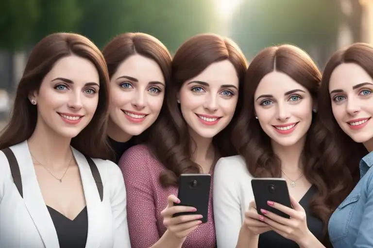 femmes smartphones