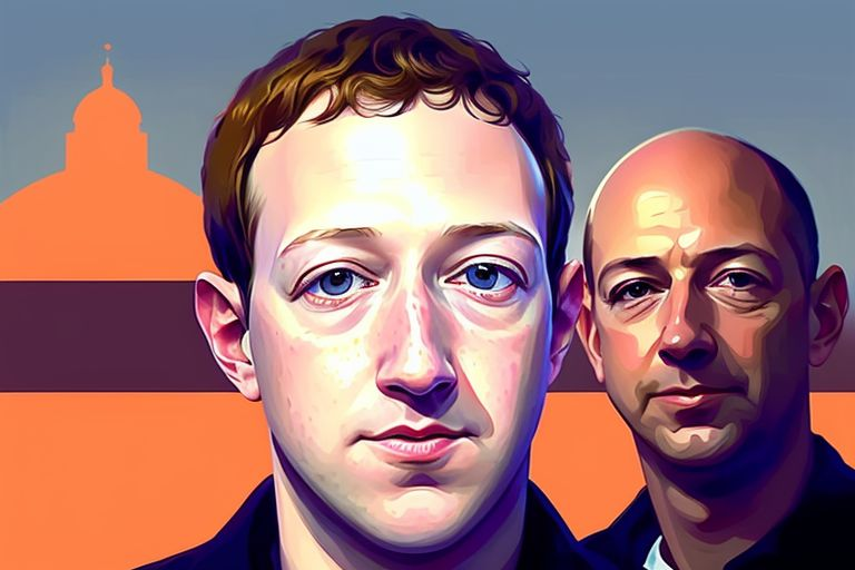 mark Zuckerberg Jeff Bezos