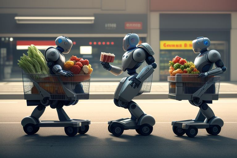 robots ia courses epicerie