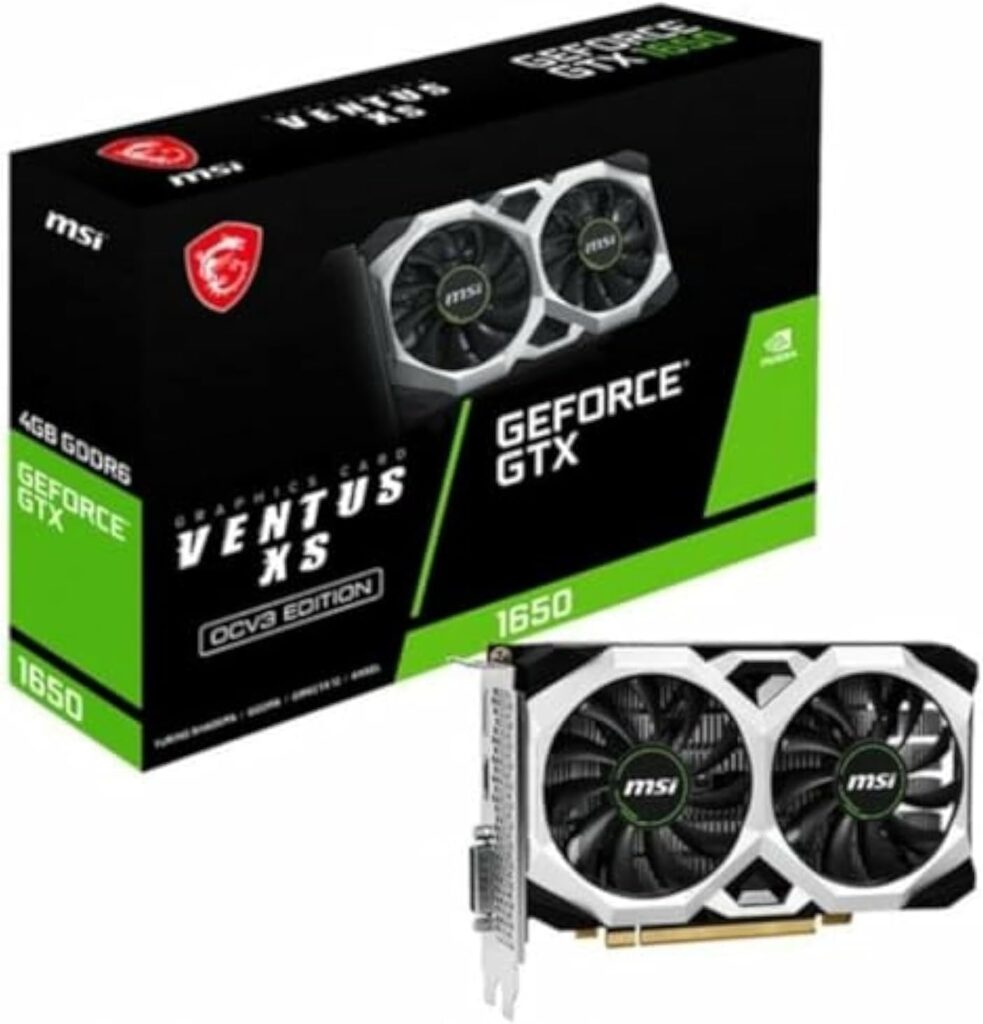 Incroyable puissance graphique : Découvrez la MSI GeForce® GTX 1650 D6 Ventus XS OCV3 qui va transformer vos jeux !