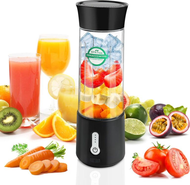 Le Blender Portable Incroyable : Transformez vos Smoothies avec notre Mixer 500ml à 6 Lames ! Énergie Rechargeable à la Clé !