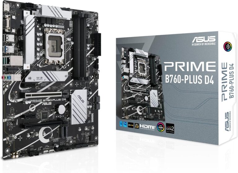 Révélation incroyable : ASUS PRIME B760-PLUS D4, la carte mère qui va révolutionner votre expérience gaming en 2023 !