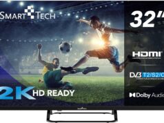 Transformez Votre Salon : Incroyable Smart Tech 32HN01V TV HD 32'' avec Son Dolby et 3 Entrées HDMI!